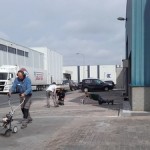 Belijning aanbrengen t.b.v. parkeerplaats industrieterrein Nijkerk (4)
